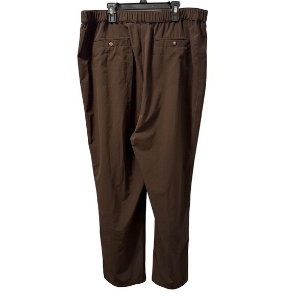 Zenergy By Chicos Brown Straight-Leg Pants Size XL women’s pants - Picture 10 of 12